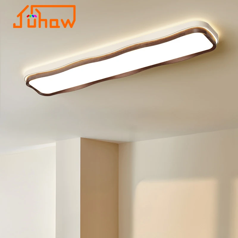 

New Creative Wave Ceiling Light Long Strip Corridor Lamp for Entryway Cloakroom Bedroom Balcony Home Decor Lighting
