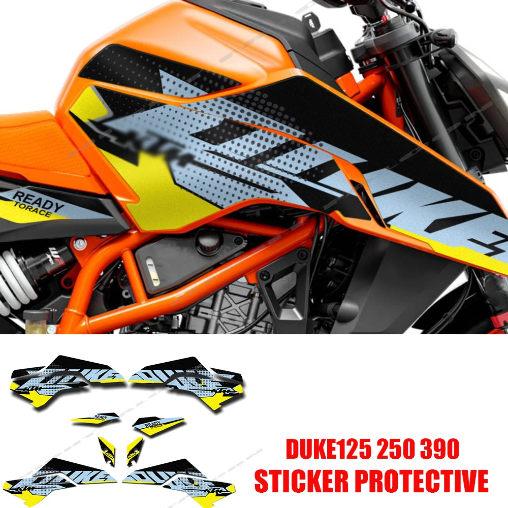 

DUKE 125 Accessories for KTM 125 250 390 2024 390 DUKE Full Graphic Decal Sticker Protective Kit