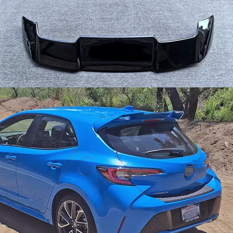 For Toyota Corolla Hatchback 2019 2020 2021 2022 2023  New ABS Plastic Unpainted Primer Rear Trunk Wing Lip Spoiler Car Styling