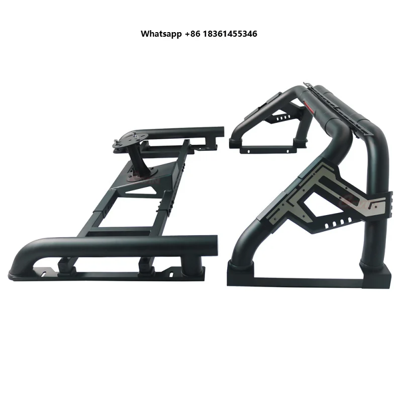 For Hilux Pickup Truck High Quality Universal Steel Anti Rollover Roll Bar Rack With Light