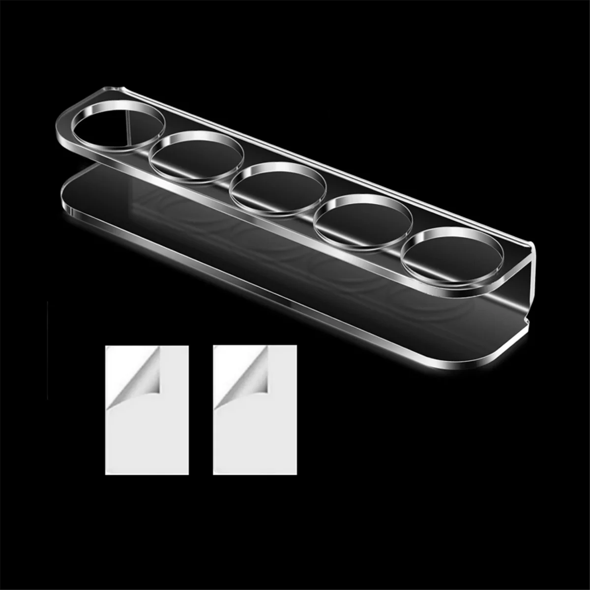 

Стеллаж для хранения инсулиновых флаконов ABNJ, держатель-органайзер с 5 слотами, подходит для стандартных флаконов U-100, 10 мл, акрил, экономия места, 1 упаковка