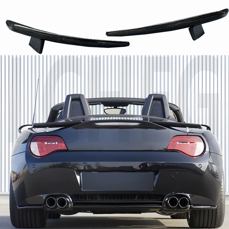 For BMW Z4 E85 E86 100% Real Carbon Fiber Highquality Rear Spoiler Trunk Lid Diffuser GT JDM Harman Styl  2006 2007 2008