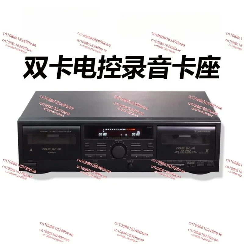 

Dual Cassette Deck Recorder 2-Way Tape Deck Player with Auto Reverse Hi-Fi Stereo Sound Vintage Audio Equipment Not Brand New