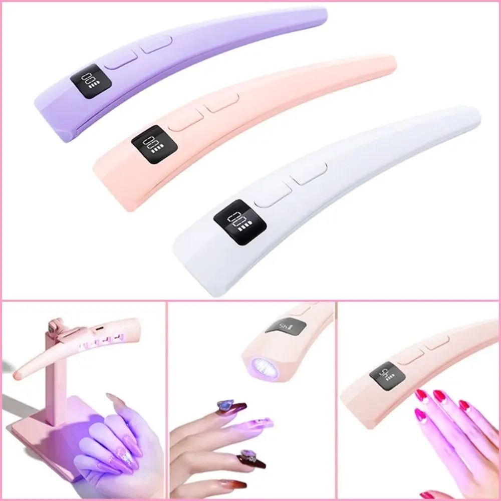 

Versatile Quick Dry Nail Dryer Light USB 2 Modes Mini UV Curing Light with Display Screen Handheld UV LED Nail Lamp Beauty Shop