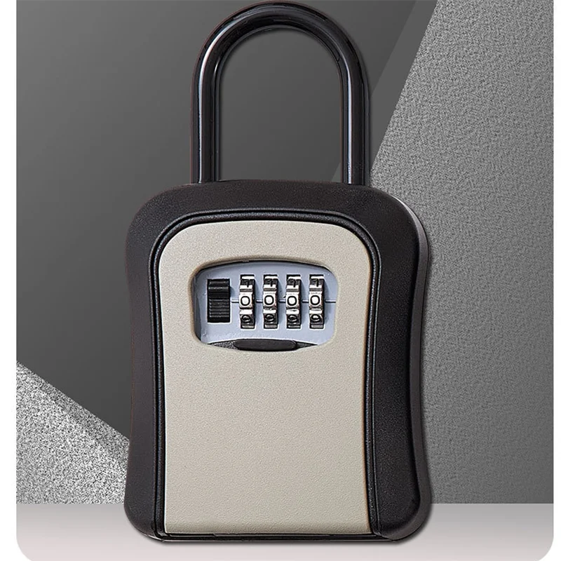 

2PCS ORIA Outdoor Password Key Box Waterproof Key Safe Lock Box Key Code Box Key Storage Lock Box 4 Digit Combination Boxs