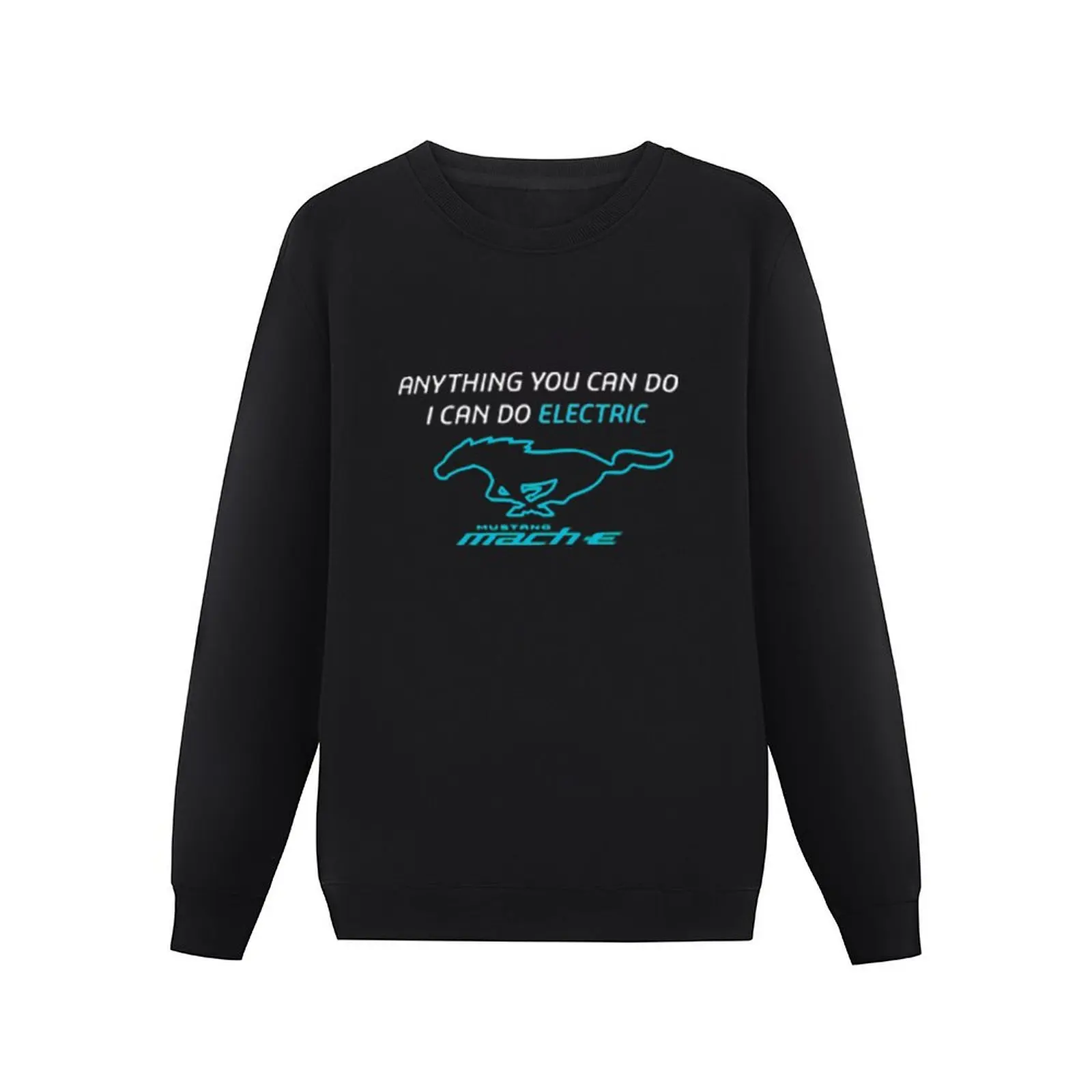 Mustang Mach Electric Pullover Hoodie autumn aesthetic sweatshirts