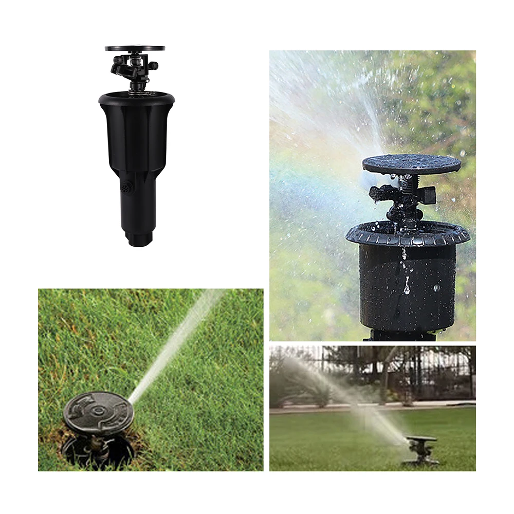 1/2 Inch 3/4 Inch Pop-up Spray Head Garden Sprinkler Auto Rotating Drip Irrigation Garden Sprayer Watering Lawn Watering Garden