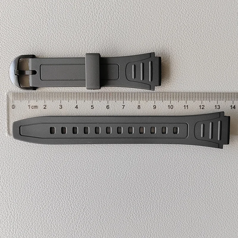 18mm For CASIO G-SHOCK W800 Electronic Watch Accessories Plastic PU watch strap Silicone bracelet