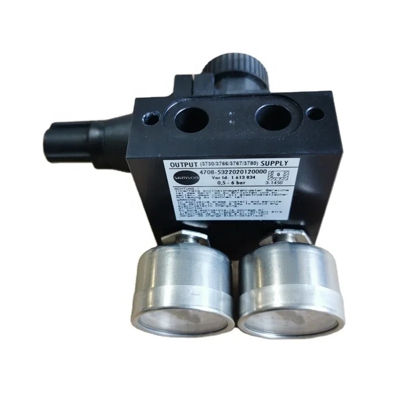 

Pressure reducing valve Samson 4708-532202012 pressure regulating valve mounted on the valve 4708-5352 4708-1150