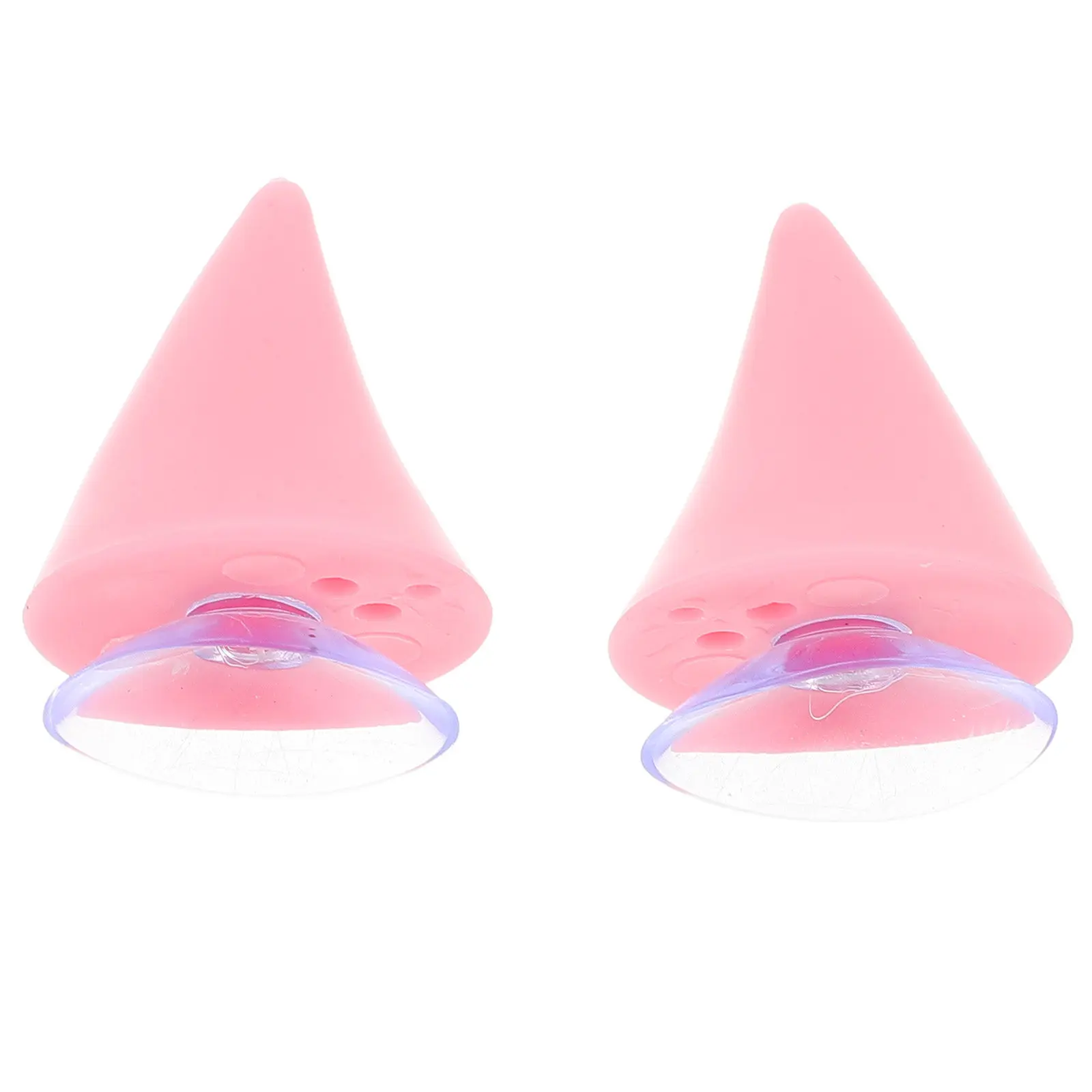 1Pair Bull Horn Decor for Motorcycle and E-Scooter Helmets Strong Suction Cup Fixation Eyecatching Horn Decoration