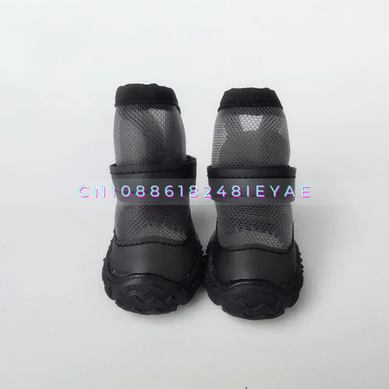 Verão respirável sapatos para cães pequenos anti-queimadura pés sapatos para animais de estimação poodle pomean yorkshire terrier filhote de cachorro sapatos cães acessórios