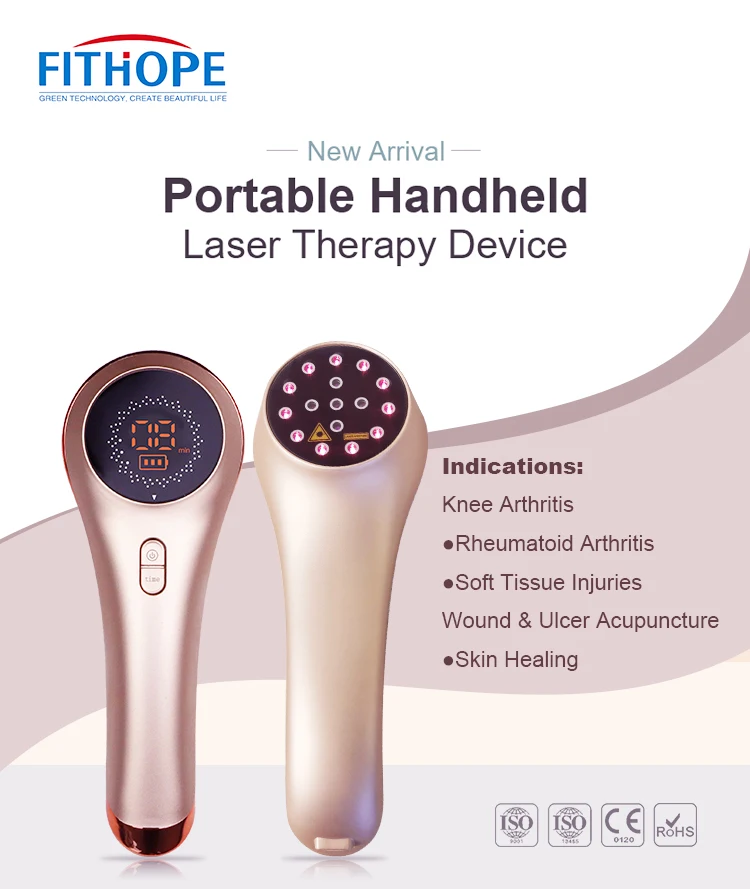 معدات العلاج الطبيعي يده الجسم لتخفيف الآلام ضوء الليزر الأحمر الوخز بالإبر الجرح شفاء عصا USB قابلة للشحن للحيوانات الأليفة