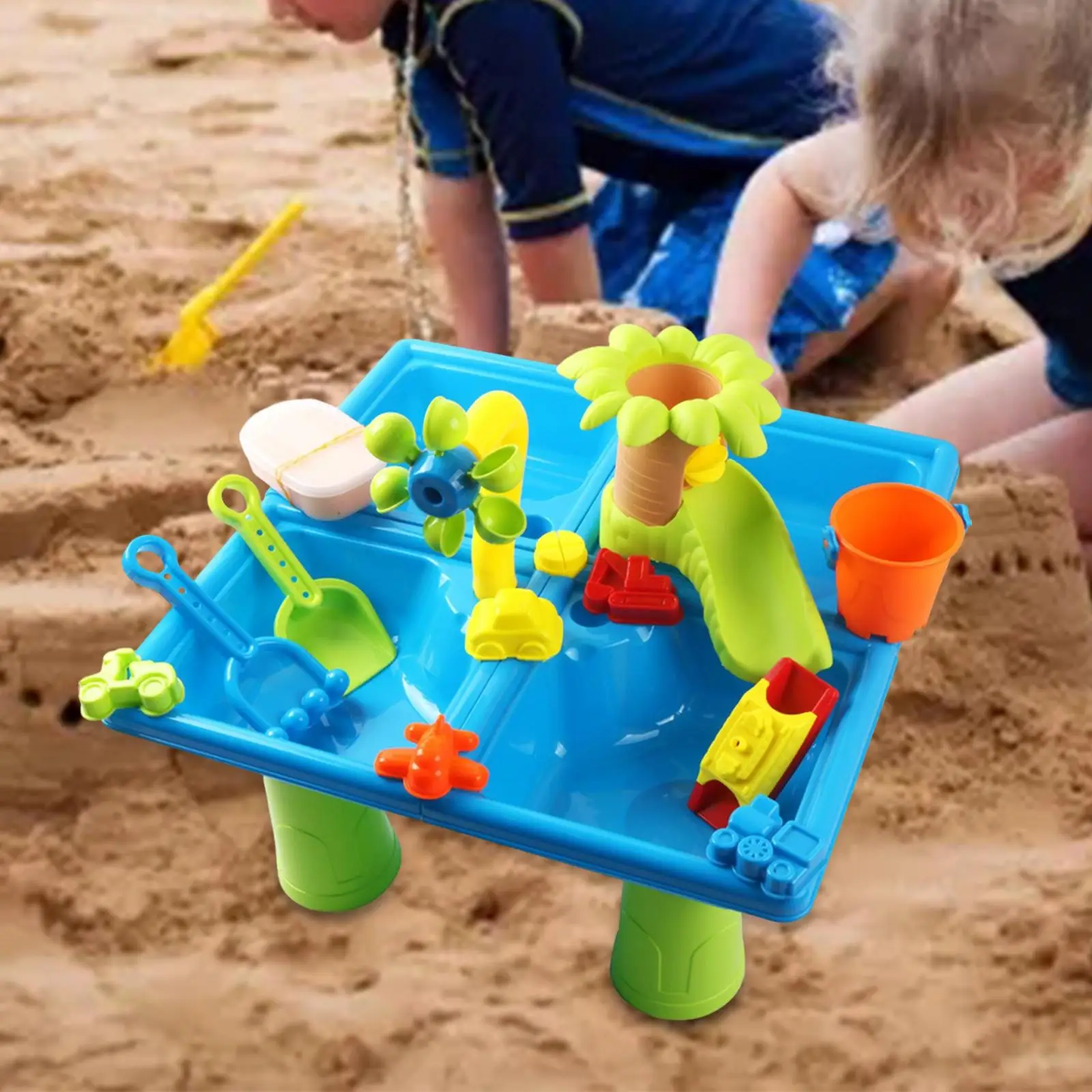 

24x Water Table Interactive Social Play Outdoor for Kids Birthday