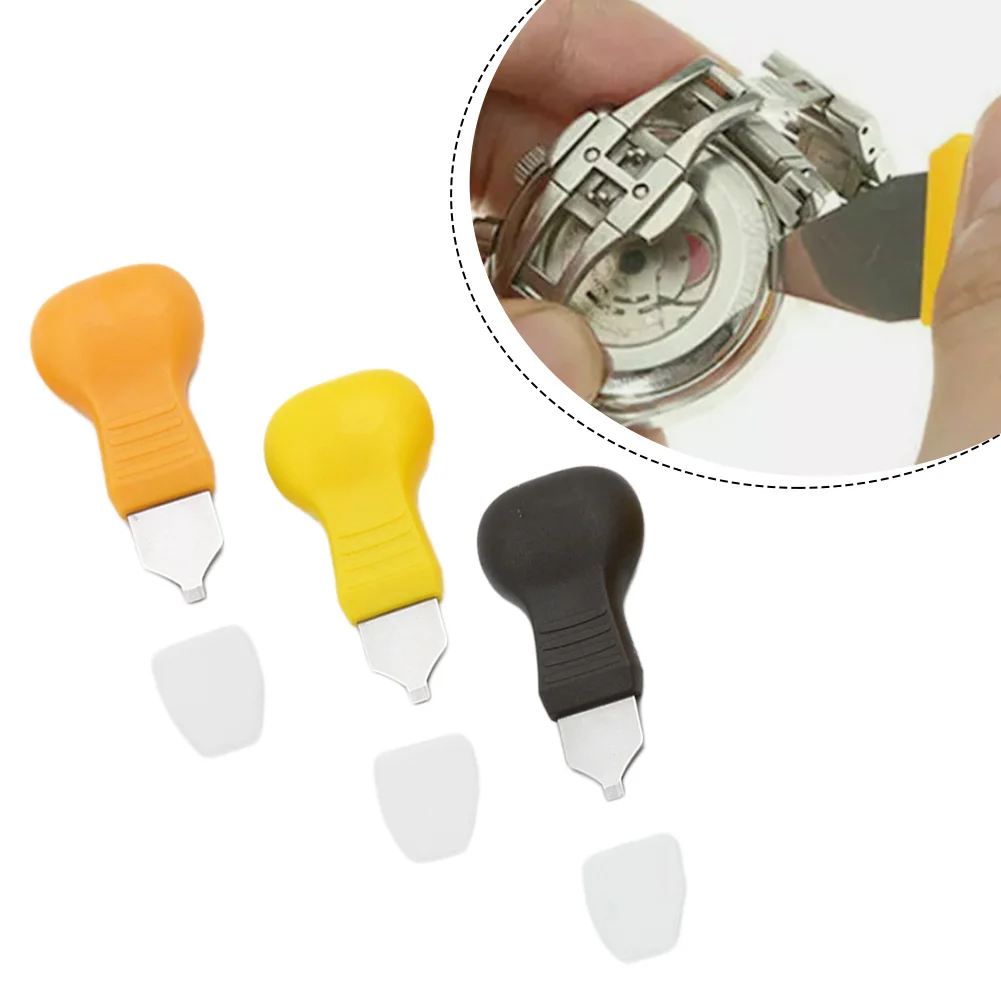 Para reemplazar pilas de reloj abridor de reloj de acero inoxidable removedor de cubierta trasera para la industria de relojería agarre cómodo