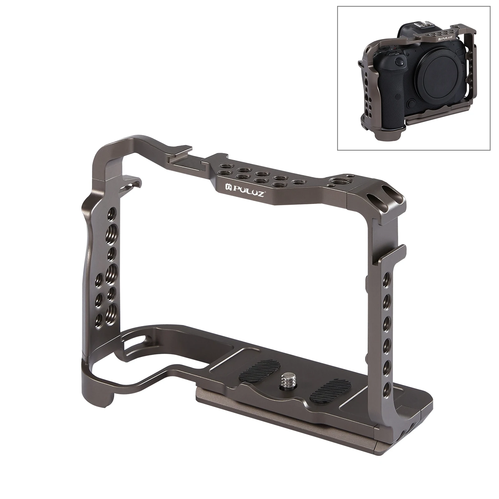 PULUZ Video Camera Cage Stabilizer for Canon EOS R5 / R5C / EOS R6 / R6 II, without Handle