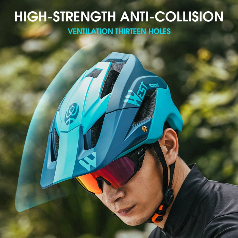 WEST BIKING Men Women Ultralight Bike Helmet Safety Sports Cycling Vents Casco Ciclismo Protective Mountain Road Bicycle Helmet