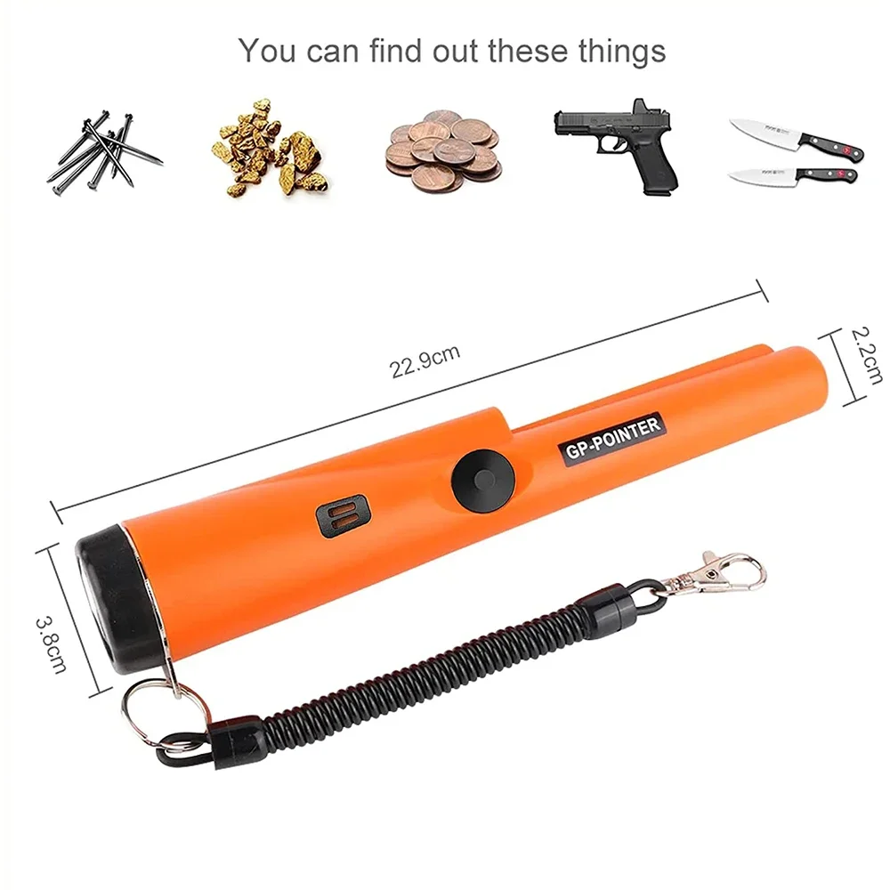 Handheld Metal Detector Metal Pinpointing Rod Detector GP-pointer Waterproof IP66 Metal Gold Detector Tester For Coin Gold