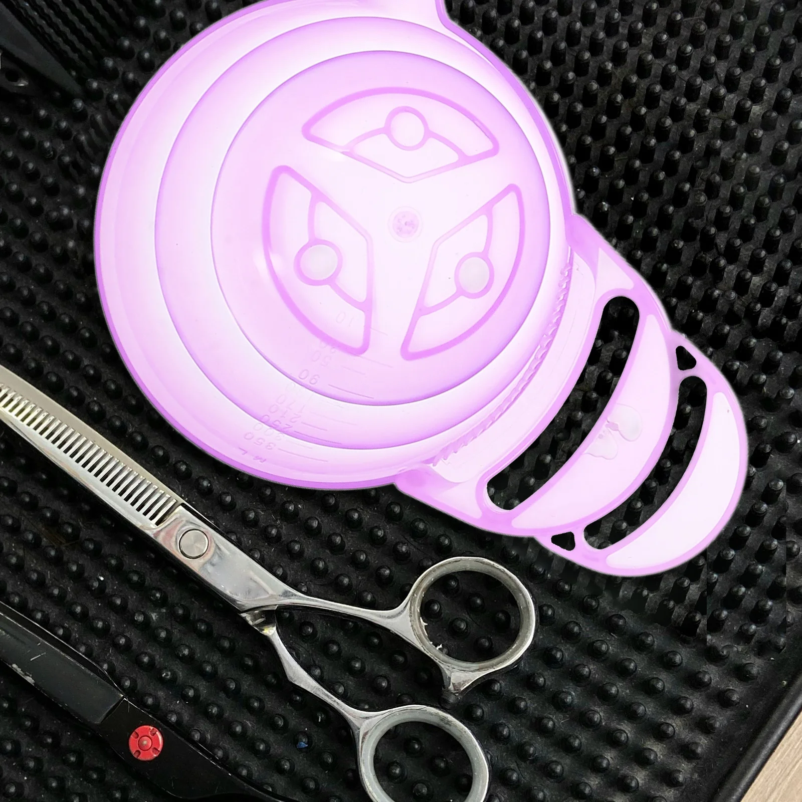 10 قطع من وعاء ألوان الشعر غير القابل للكسر، تصميم قابل للتكديس لصالونات التجميل ووعاء صبغ الشعر المريح بنفسك