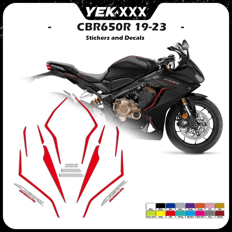 

For Honda CBR650R 2021-2023 OEM Replicas Full Car Line Sticker Decal Custom Color Motorcycle Fairing Shell Sticker Decal