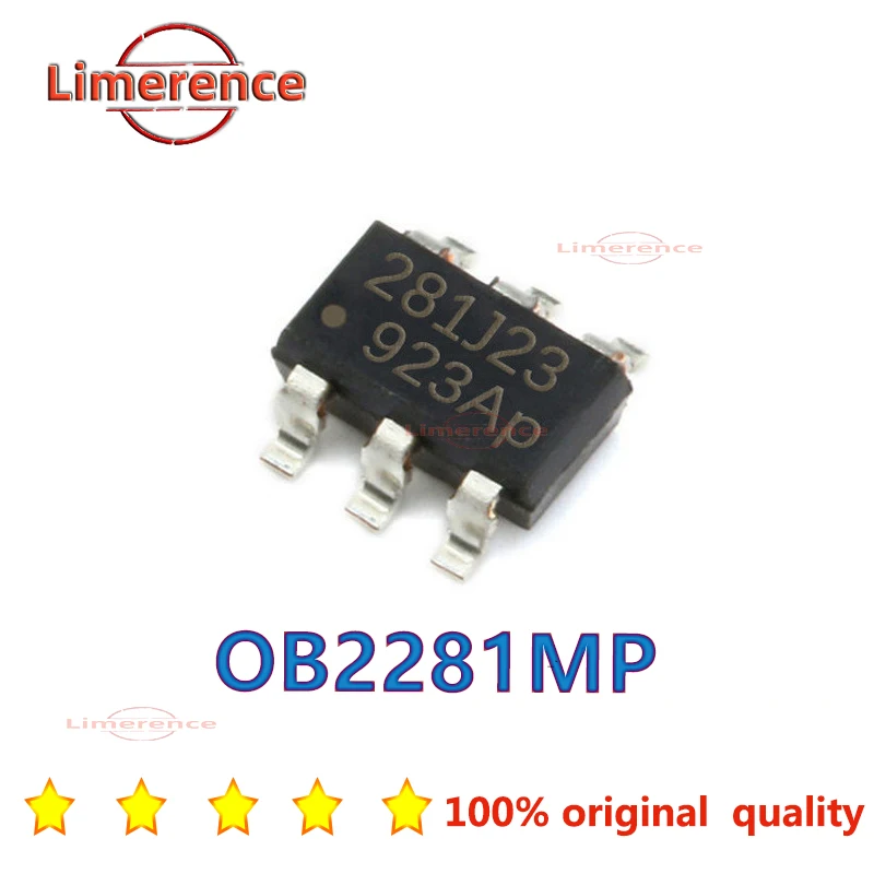 10PCS/LOT Quality 100%  OB2281MP OB2281AMP OB2281 281 SOT23-6 power chip In Stock New Original