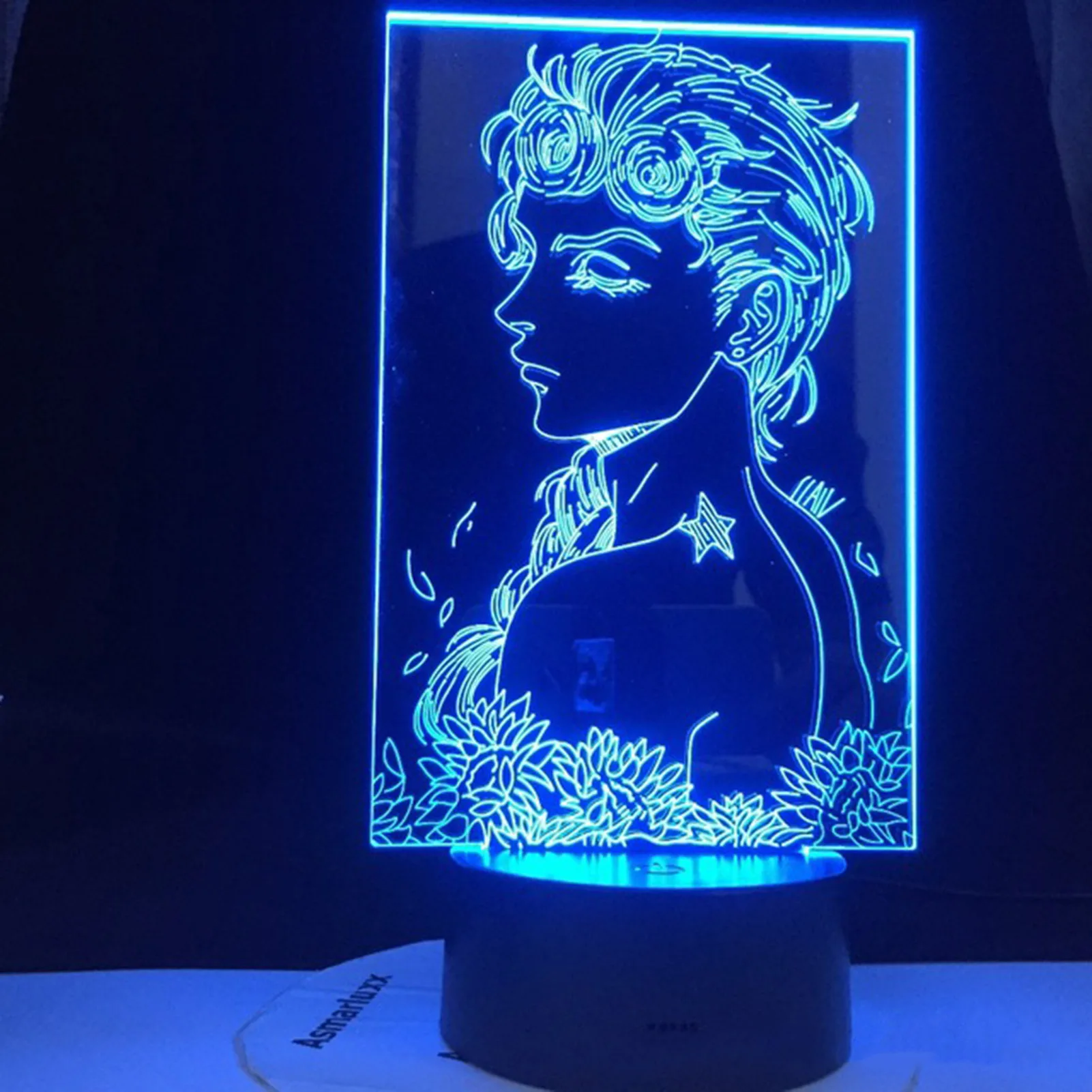 Acrylic 3D Lamp Anime Jojos Bizarre Adventure For Home Decor Light Birthday Gift Manga Jojos Figure LED Night Light Jotaro Kujo