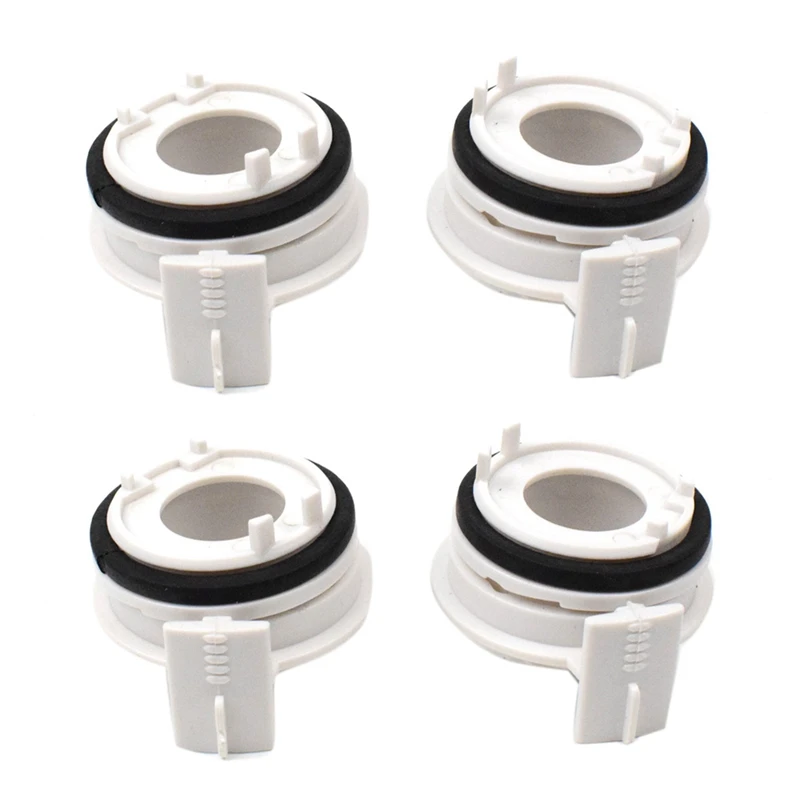 

4Pcs H7 HID LED Bulb Base Adapter Holder ABS Plastic For -BMW E46 3 Series 325I 330Ci 330I 2001-2006 323I 328I 99-00-AD05