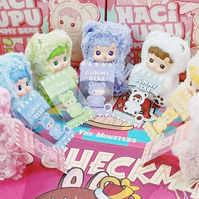 

HACIPUPU Gummy Bear Series-Vinyl Plush Pendant Genuine Blind Box Toys Kawaii Anime Action Figure Caixa Caja Surprise Mystery Box