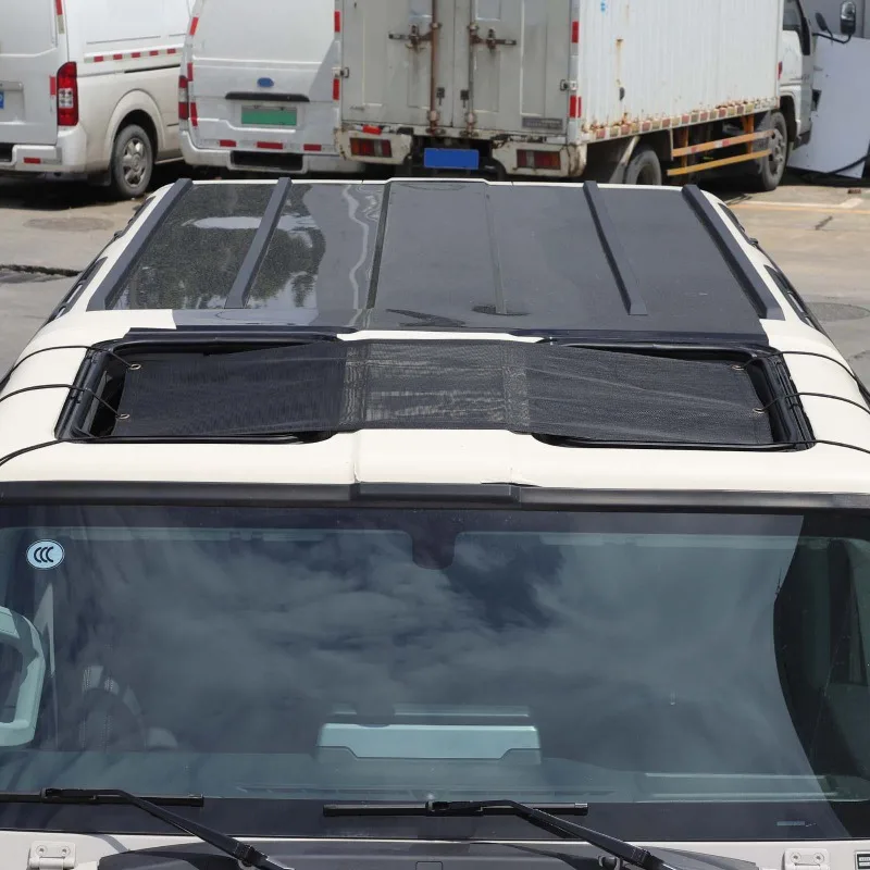 For Ineos Grenadier 2022-2025 Webbing Black Car Top Skylight Roof Sunshade Shade Sunroof Glass Net Car tool Accessories