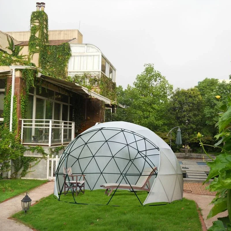 Stylish  Popular Conservatory Igloo Geodesic Dome PVC winter cover Bubble Tent Garden  Plant  Walk in