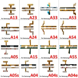 Power On Off Volume Button Key Flex Cable For Samsung A13 A23 A33 A73 A53 A14 A24 A34 A54 A15 A35 A55 A04 A04s A05 A05 4G 5G