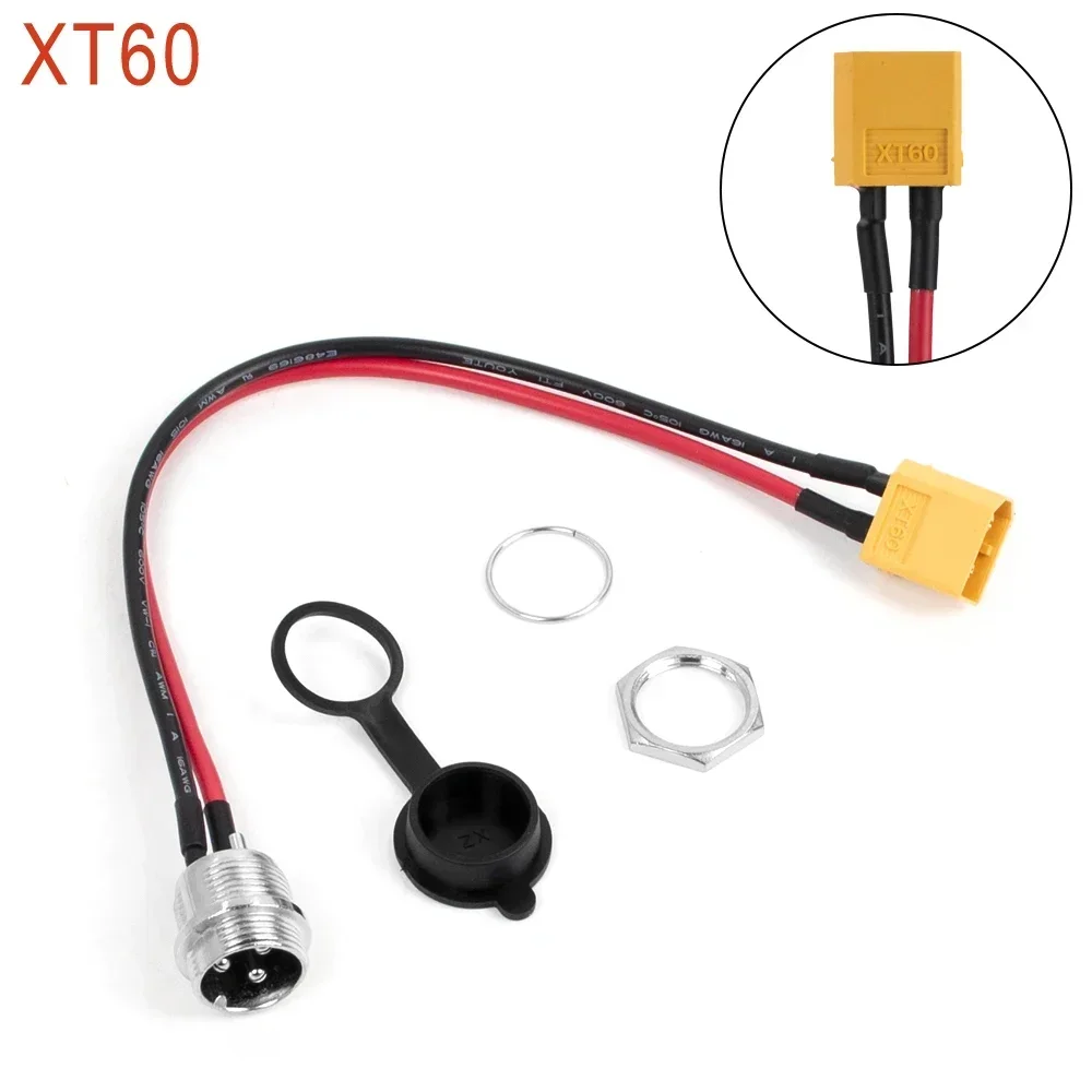 XT60 XT30 3-Pin Ladeanschluss GX16 für VSETT 8/8+/9/9+/10+/11+ für ZERO 8 9 10 8X 10X 11X für Speedual E-Scooter Steckdosen-Stecker-Teil – Detail 12