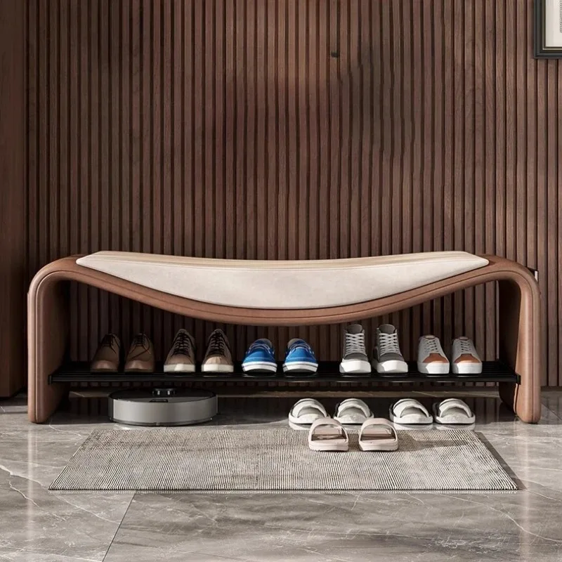 

Entryway Home Furniture Modern Minimalist Designer Luxury Shoe Cabinet Zapatero FYSS Nordic Bedroom Entrance Shoe-changing Stool