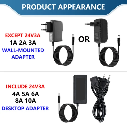 Imagen 2 del producto Fuente de alimentación CC 12V 24V 5V 6V 8V 9V 10V 13V 15V transformador adaptador de fuente de alimentación AC 220V 110V a DC 12 24 5 6 8 9 10 13 15 voltios