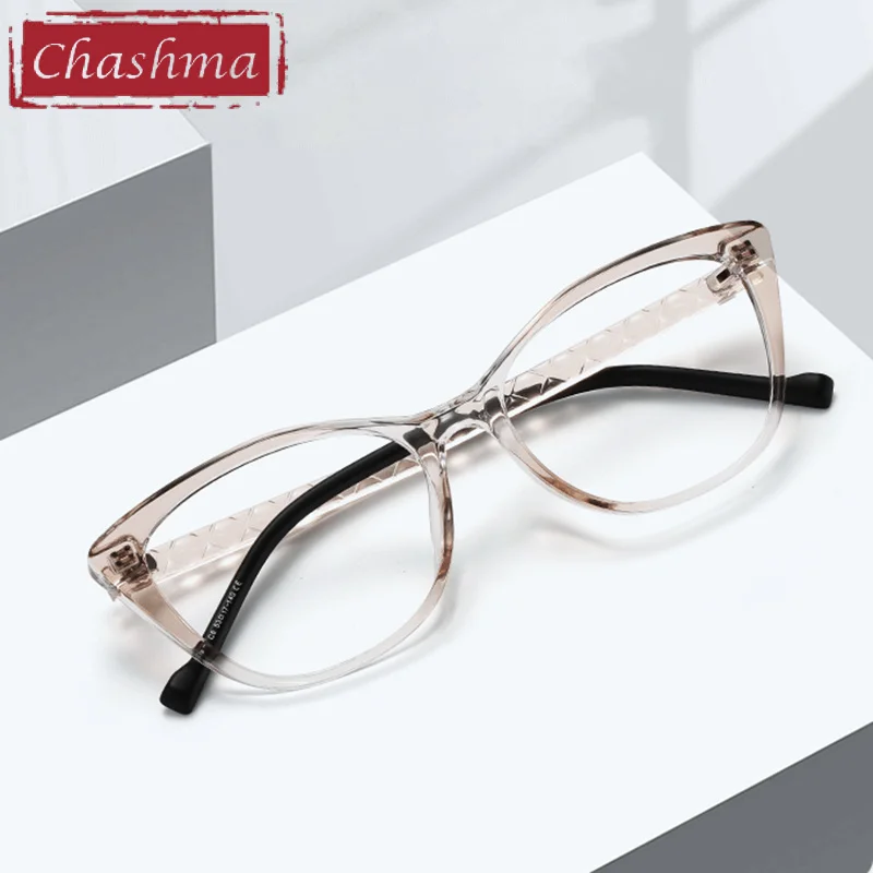 Chashma Prescription Glasses Cat Eye Female Eyewear Fashion Student Gafas Trend Teens for Optical Lenses Blue Light Block Frames