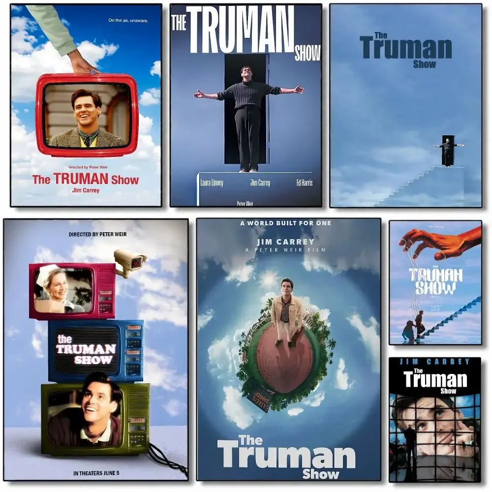 All-in-one Entertainment T-The Truman ShowS Poster Wall Art Painting For Home Room Decoration Bedroom Wall Decor Waterproof