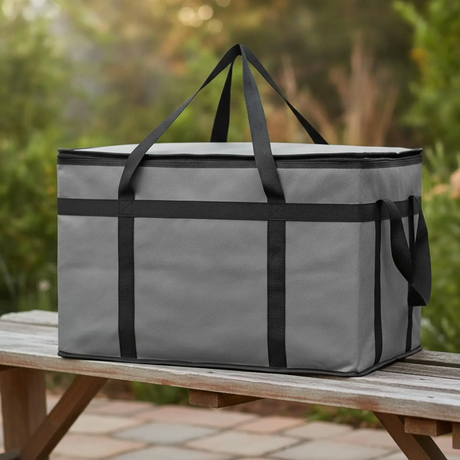 Large Capacity Insulated Thermal Cooler Bag for Groceries Camping Portable Fridge Carrier Waterproof Picnic Tote Sack