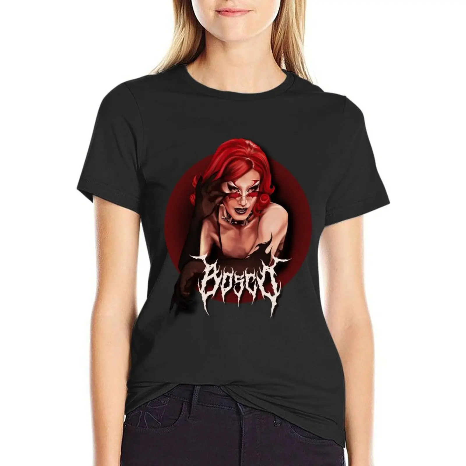 

Bosco (Drag Race Season 14 - Transparent Background) T-Shirt funny Female clothing aesthetic clothes tight shirts for Women