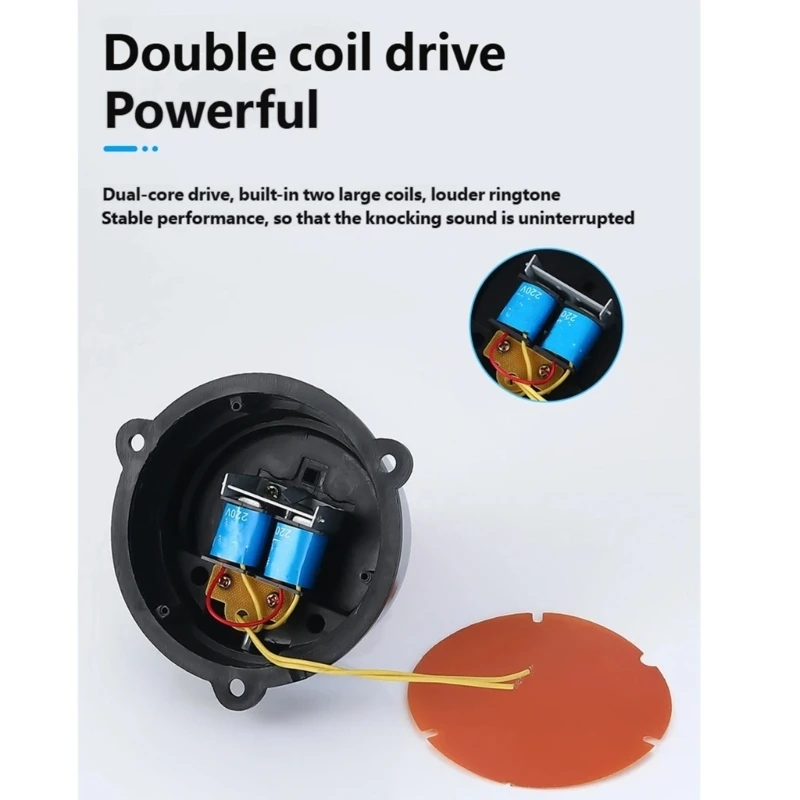 

100mm AC 220V No Electric Toll ABS for Industrial & Public Safety Alarm best sale