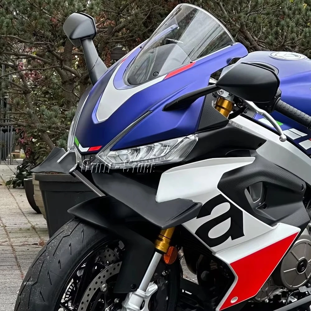 Motorcycle 5 Colors Winglet Aerodynamic Wing Kit Spoiler Accessories For Aprilia RS660 RS 660 rs660 With LOGO