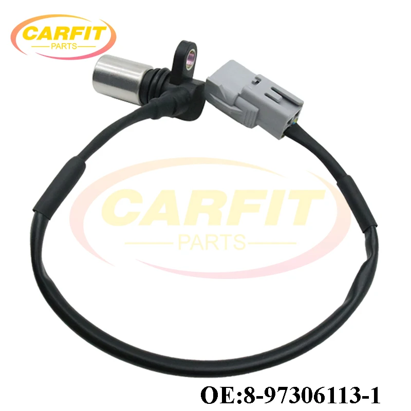 New OEM 8-97306113-1 8973061131 0296001290 Crankshaft Position Sensor For HINO ISUZU 4HK1 6HK1 6WG1 Hitachi ZAX200 ZAX240 ZAX270