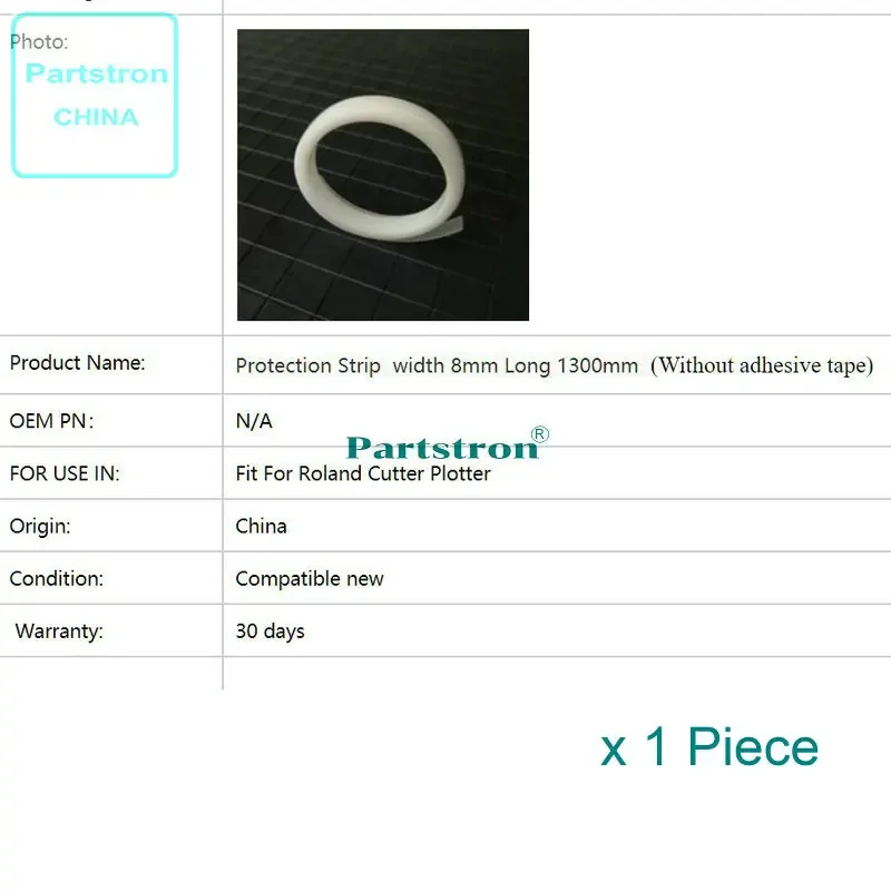 Protection Strip Blade Strip For use in Roland Vinyl Cutter Width 8mm Length 150 cm
