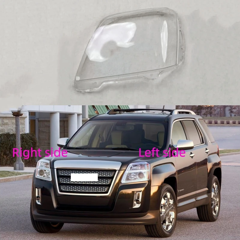 Cubierta de Faro Delantero para GMC TERRAIN 2010 2011 2013 2014 2015 2016, Reemplazo de la Lente del Faro, Pantalla de Luz Delantera, Cristal del Faro