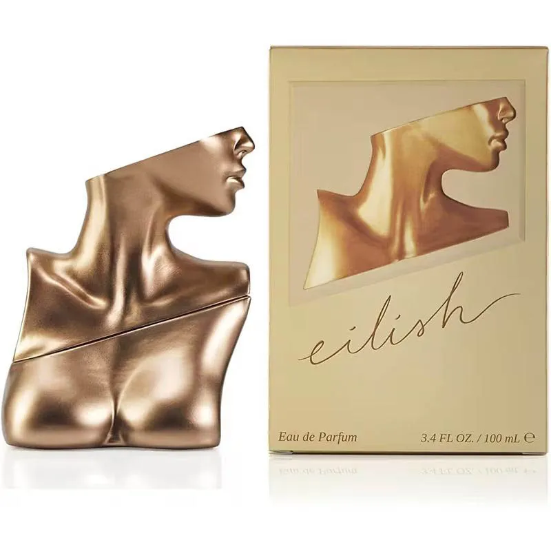 

Eilish EDP: Artistic Gold Bottle, Captivating Feminine Scent for Daily Wear