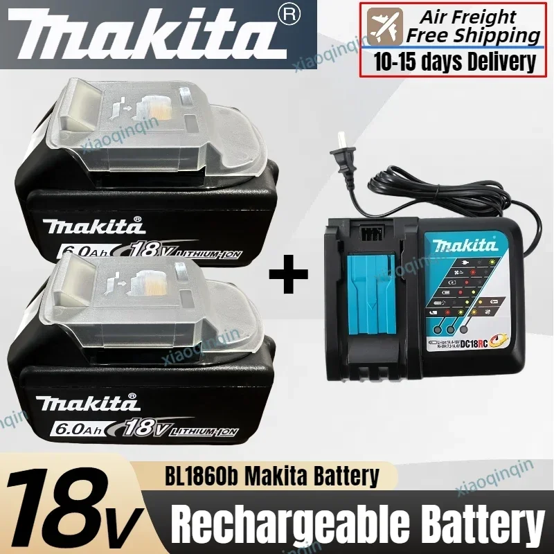 100% NEW Genuine Makita 3Ah/5Ah/6Ah Rechargeable Battery forMakita 18V power tool DDF487 DTD173 DTW700 DGA404 DHF487 Replacement