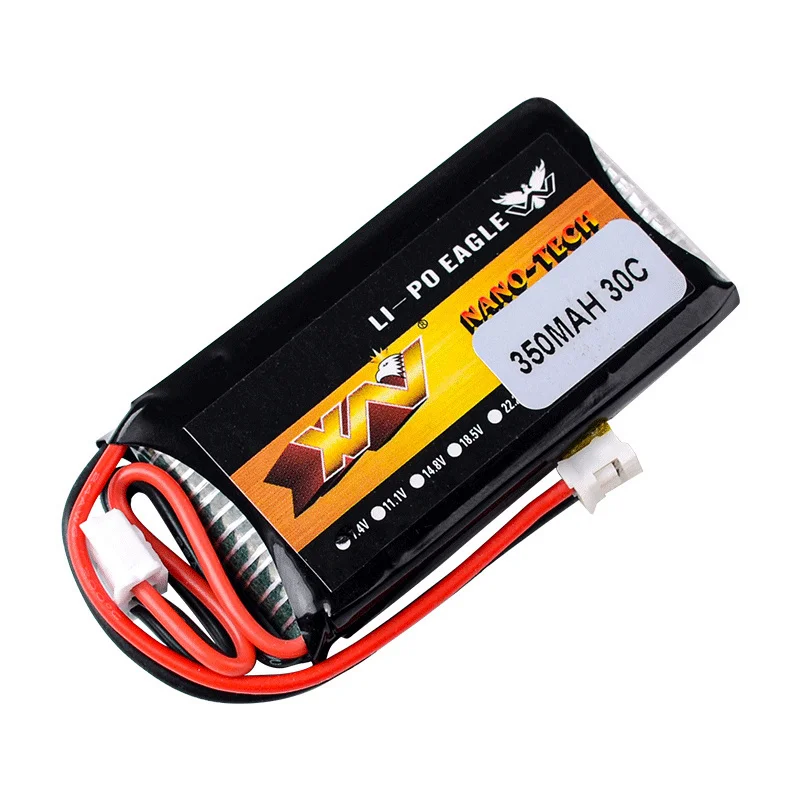 Batería LiPo 2S 7.4V 350mAh 30C rc 1/24 - imagen 2