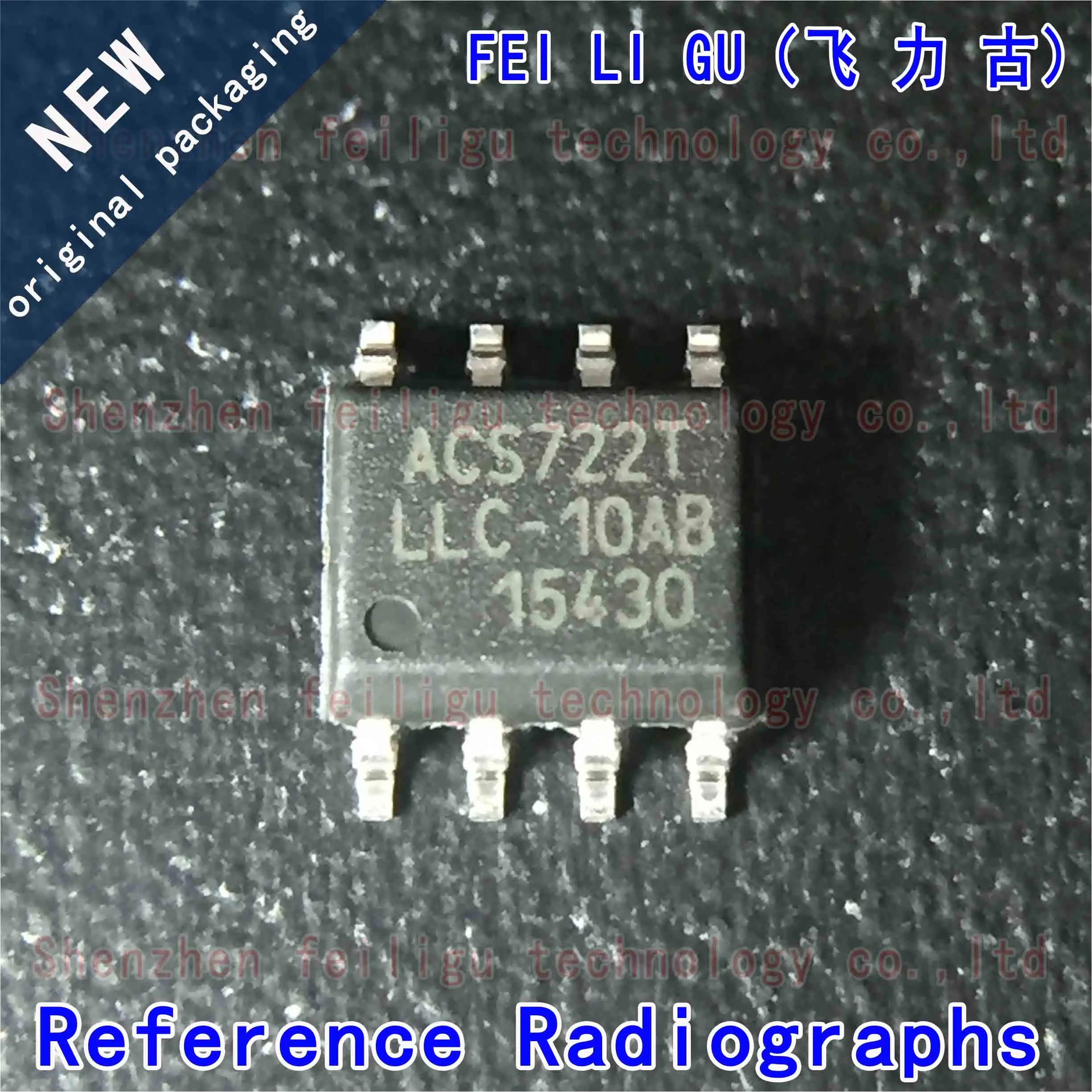 1/10/30PCS 100% New original ACS722LLCTR-10AB-T ACS722LLCTR-10AB ACS722TLLC-10AB ACS722T Package:SOP8 10A Current Sensor Chip