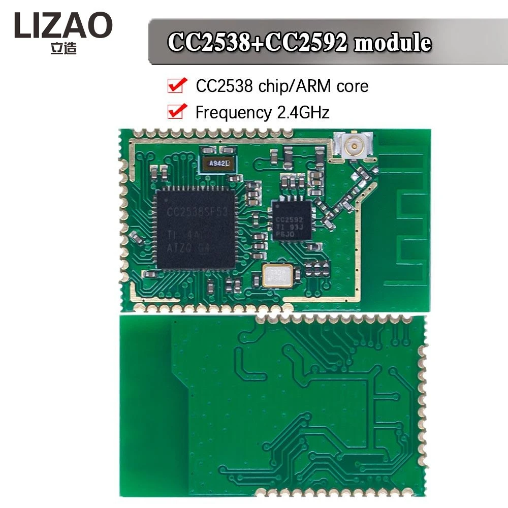 LIZAO CC2538 CC2592 Power Amplifier Module Long Range Transmission Support Zigbee 6LoWPAN Protocol for Smart Home Networking