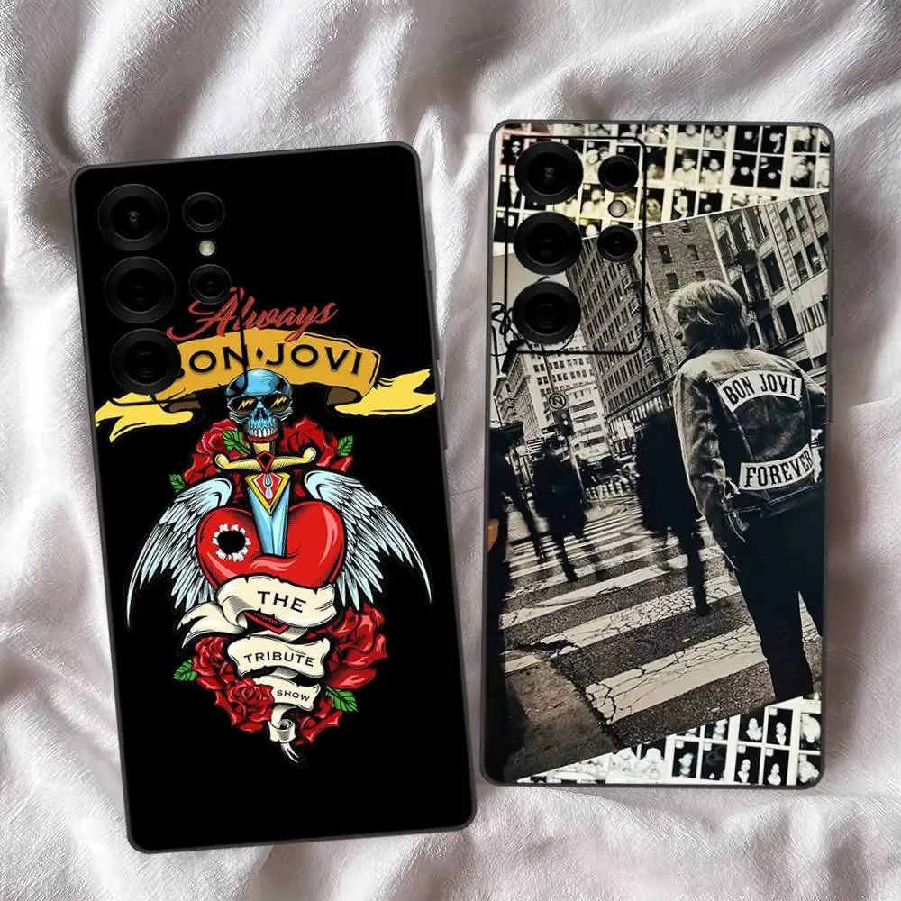 เคสโทรศัพท์ลายวงร็อคคลาสสิก B-Bon J-Jovi สำหรับ Samsung S 24 Fe 25 Ultra Plus 20 Lite 21 30 22 23 24 22 Ultra 5G