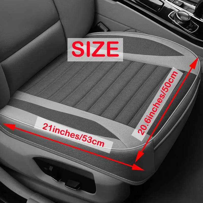 Car Seat Cover Flax Cushion Universal Breathable For Four-door Sedan Suv Car Seat Protection