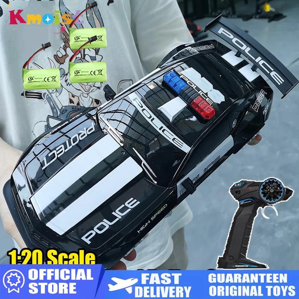 1:20 Rc Car 4 Channels Remote Control Racing Speed Drift Cars Police Chasing Vehicle Need for Speed Cars Toys for Boys Kids Gift
